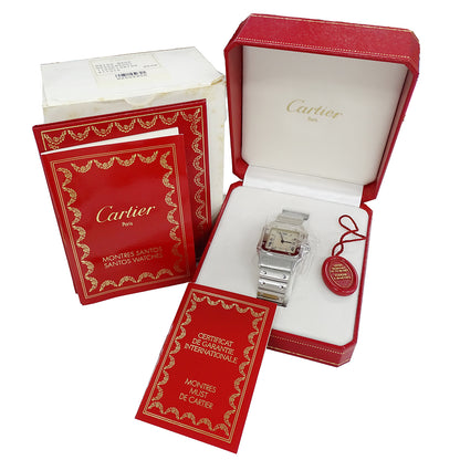 Cartier カルティエ サントスガルベ LM W20018D6 メンズ 腕時計 クオーツ QZ ステンレス 磨き済み【中古】
