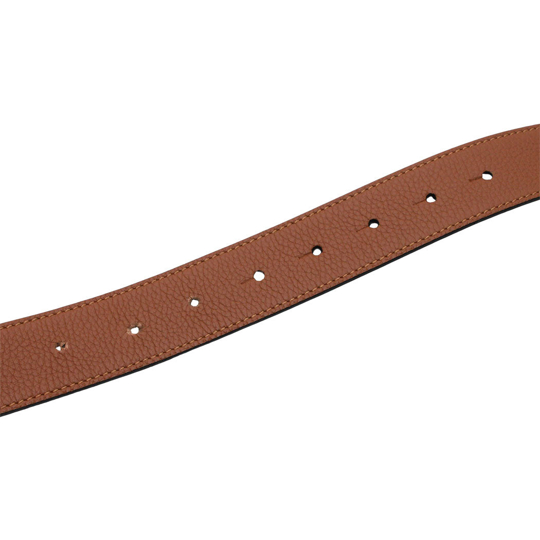LOEWE ロエベ ベルト ブラウン レザー レディース メンズ 【中古