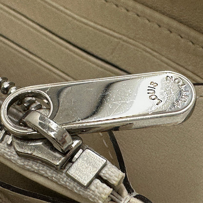 LOUIS VUITTON ルイ・ヴィトン ジッピーウォレット 長財布 クレーム M58878 モノグラムマヒナ レディース 【中古】