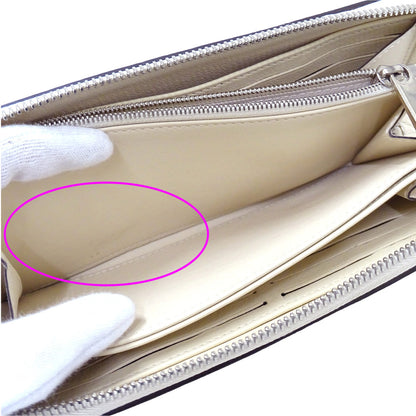 LOUIS VUITTON ルイ・ヴィトン ジッピーウォレット 長財布 クレーム M58878 モノグラムマヒナ レディース 【中古】