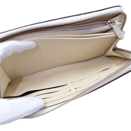 LOUIS VUITTON ルイ・ヴィトン ジッピーウォレット 長財布 クレーム M58878 モノグラムマヒナ レディース 【中古】