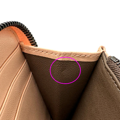 BOTTEGAVENETA ボッテガ・ヴェネタ 長財布 イントレチャート ピンク レザー レディース 【中古】