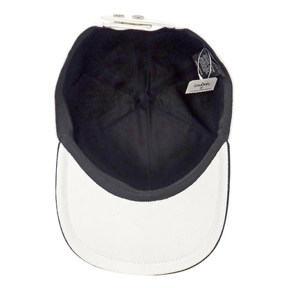 CHANEL シャネル キャップ ホワイト コットン レディース 【中古】