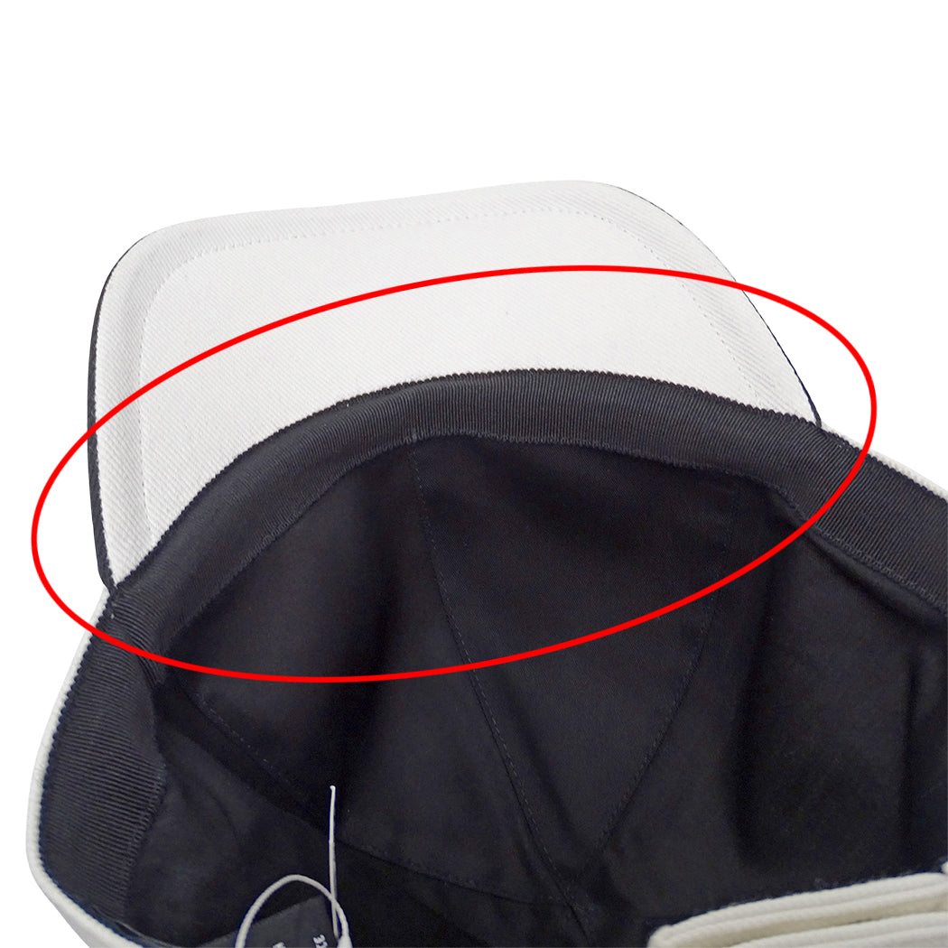CHANEL シャネル キャップ ホワイト コットン レディース 【中古】