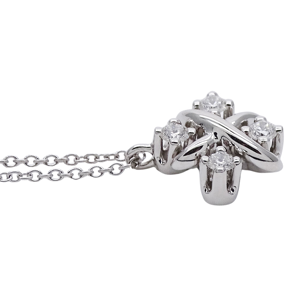 TIFFANY&Co. ティファニー ジャン シュランバージェ ネックレス プラチナ レディース 磨き済み【中古】