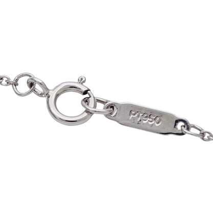 TIFFANY&Co. ティファニー ジャン シュランバージェ ネックレス プラチナ レディース 磨き済み【中古】