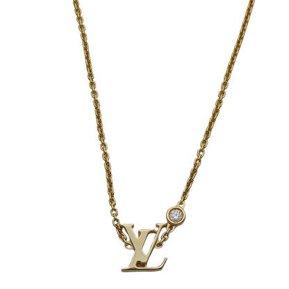 LOUIS VUITTON ルイ・ヴィトン ペンダント イディール ブロッサム LV ネックレス 750YG レディース 磨き済み【中古】