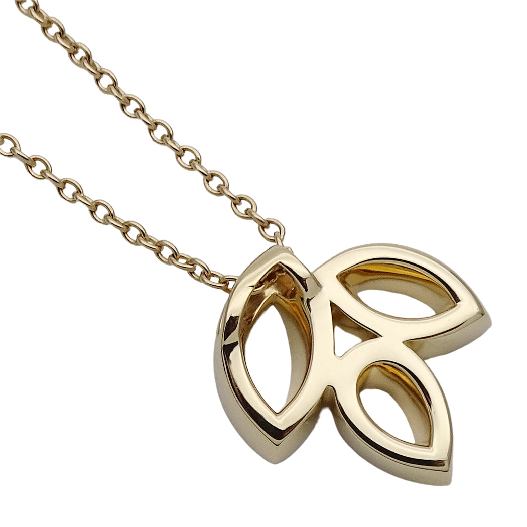 HARRY WINSTON ハリー・ウィンストン リリークラスター ミニ ネックレス 750YG イエローゴールド レディース PEDYSM1MLC 磨き済み(自社) 【中古】