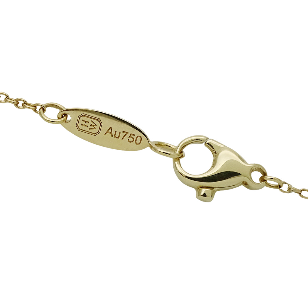 HARRY WINSTON ハリー・ウィンストン リリークラスター ミニ ネックレス 750YG イエローゴールド レディース PEDYSM1MLC 磨き済み(自社) 【中古】