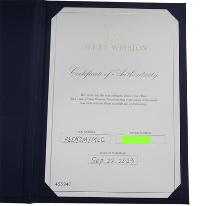 HARRY WINSTON ハリー・ウィンストン リリークラスター ミニ ネックレス 750YG イエローゴールド レディース PEDYSM1MLC 磨き済み(自社) 【中古】