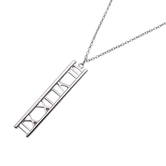 TIFFANY&Co. ティファニー アトラス オープンバー ネックレス 750WG レディース 磨き済み 【中古】