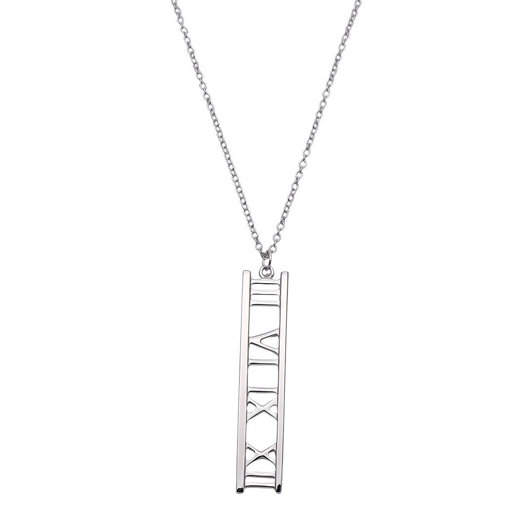 TIFFANY&Co. ティファニー アトラス オープンバー ネックレス 750WG レディース 磨き済み 【中古】