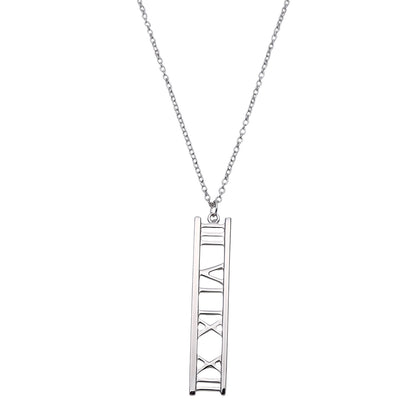 TIFFANY&Co. ティファニー アトラス オープンバー ネックレス 750WG レディース 磨き済み 【中古】