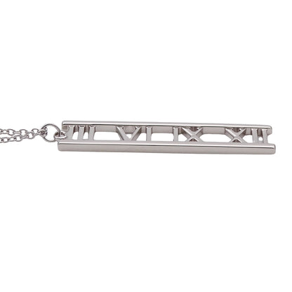 TIFFANY&Co. ティファニー アトラス オープンバー ネックレス 750WG レディース 磨き済み 【中古】