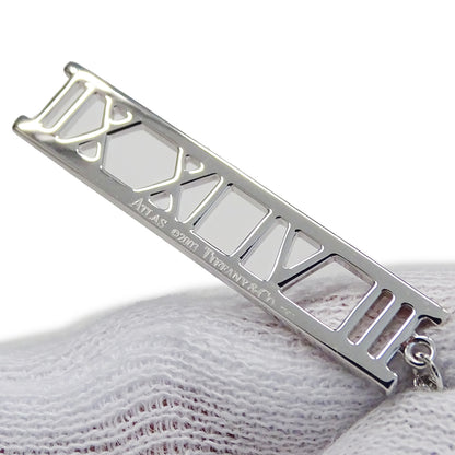 TIFFANY&Co. ティファニー アトラス オープンバー ネックレス 750WG レディース 磨き済み 【中古】