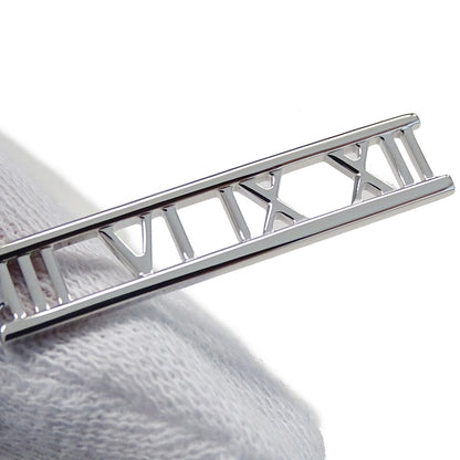 TIFFANY&Co. ティファニー アトラス オープンバー ネックレス 750WG レディース 磨き済み 【中古】
