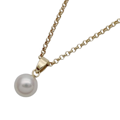 MIKIMOTO ミキモト ネックレス K18 イエローゴールド レディース 磨き済み【中古】