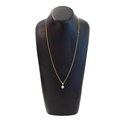 MIKIMOTO ミキモト ネックレス K18 イエローゴールド レディース 磨き済み【中古】