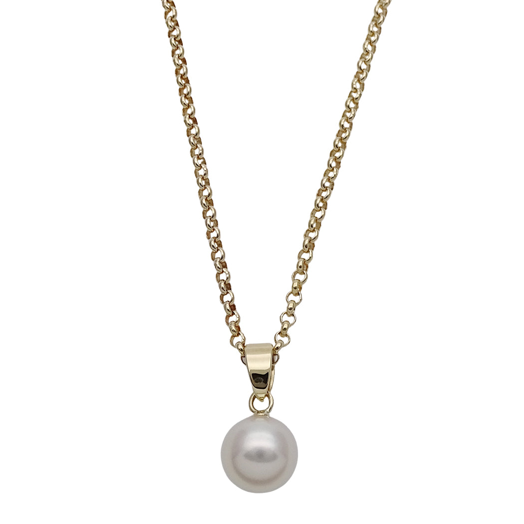 MIKIMOTO ミキモト ネックレス K18 イエローゴールド レディース 磨き済み【中古】