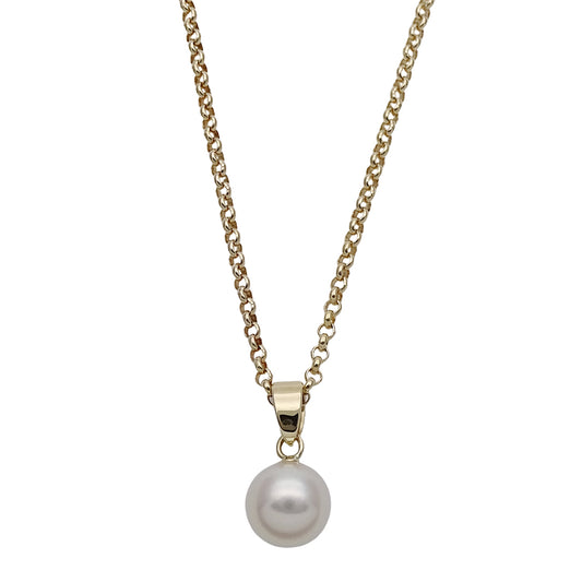 MIKIMOTO ミキモト ネックレス K18 イエローゴールド レディース 磨き済み【中古】