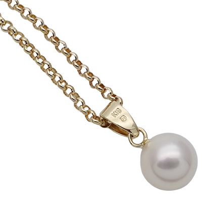 MIKIMOTO ミキモト ネックレス K18 イエローゴールド レディース 磨き済み【中古】