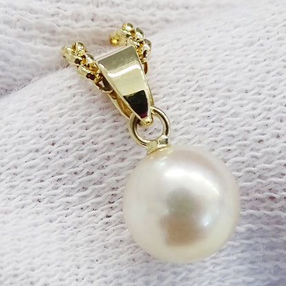 MIKIMOTO ミキモト ネックレス K18 イエローゴールド レディース 磨き済み【中古】