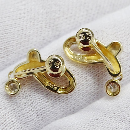 TASAKI タサキ イヤリング K18 ダイヤモンド D0.05 D0.05 レディース 磨き済み 【中古】