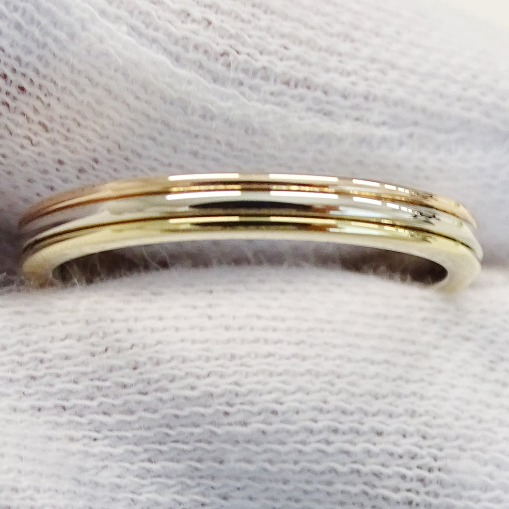 Cartier カルティエ ヴァンドーム リング 指輪 750YG 750PG 750WG #55 約15号 レディース メンズ 磨き済み【中古】