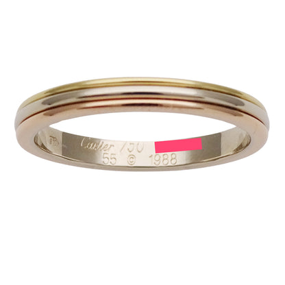 Cartier カルティエ ヴァンドーム リング 指輪 750YG 750PG 750WG #55 約15号 レディース メンズ 磨き済み【中古】