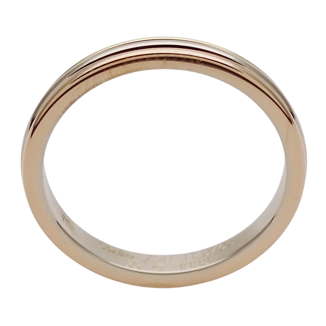 Cartier カルティエ ヴァンドーム リング 指輪 750YG 750PG 750WG #55 約15号 レディース メンズ 磨き済み【中古】