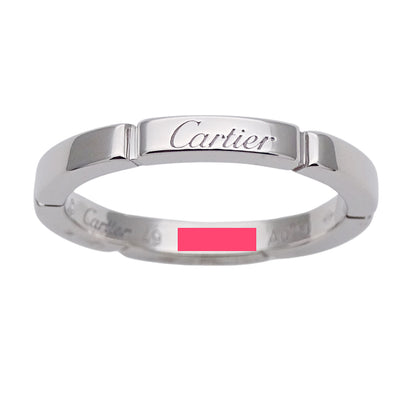 Cartier カルティエ マイヨンパンテール リング 指輪 750WG #49 約9号 レディース 磨き済み【中古】
