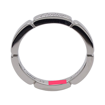 Cartier カルティエ マイヨンパンテール リング 指輪 750WG #49 約9号 レディース 磨き済み【中古】