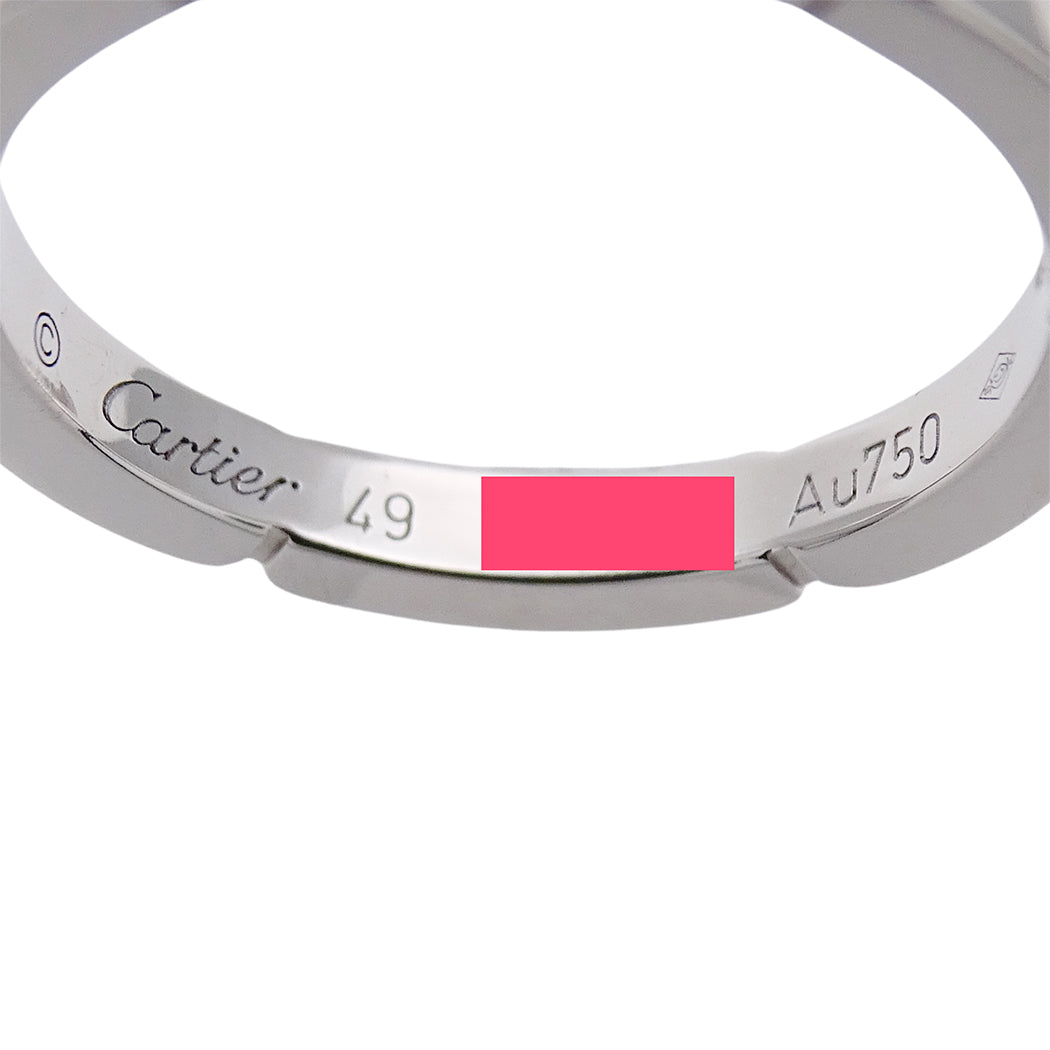 Cartier カルティエ マイヨンパンテール リング 指輪 750WG #49 約9号 レディース 磨き済み【中古】