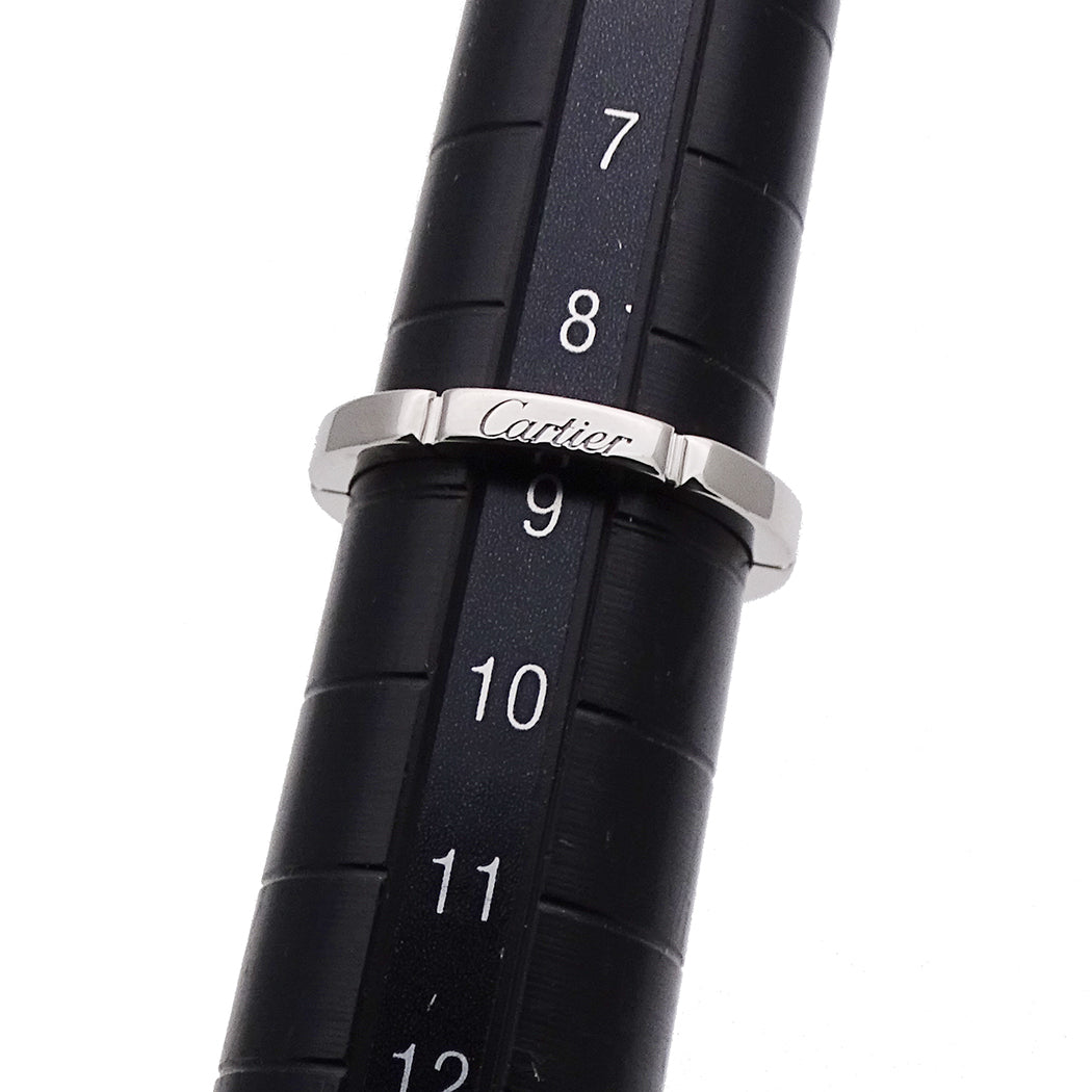Cartier カルティエ マイヨンパンテール リング 指輪 750WG #49 約9号 レディース 磨き済み【中古】