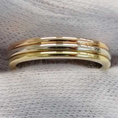Cartier カルティエ ヴァンドーム リング 指輪 750YG イエローゴールド ピンクゴールド #49 約9号 レディース 磨き済み【中古】