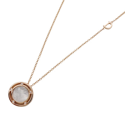 DAMIANI ダミアーニ Dサイド ネックレス 750PG マザーオブパール ダイヤモンド レディース 磨き済み【中古】