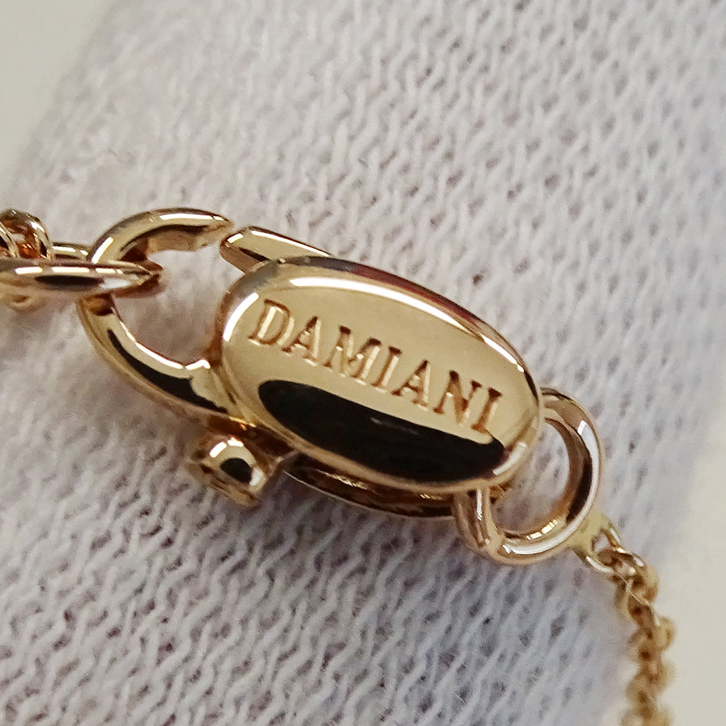 DAMIANI ダミアーニ Dサイド ネックレス 750PG マザーオブパール ダイヤモンド レディース 磨き済み【中古】