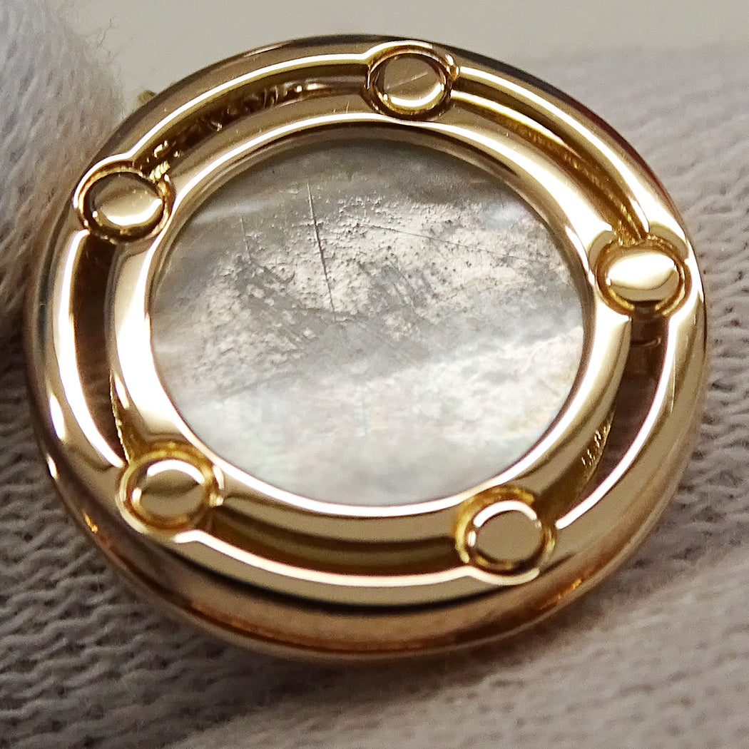 DAMIANI ダミアーニ Dサイド ネックレス 750PG マザーオブパール ダイヤモンド レディース 磨き済み【中古】
