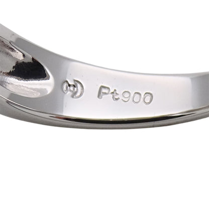 TASAKI タサキ リング 指輪 PT900 パール ダイヤモンド 約9号 レディース 磨き済み【中古】