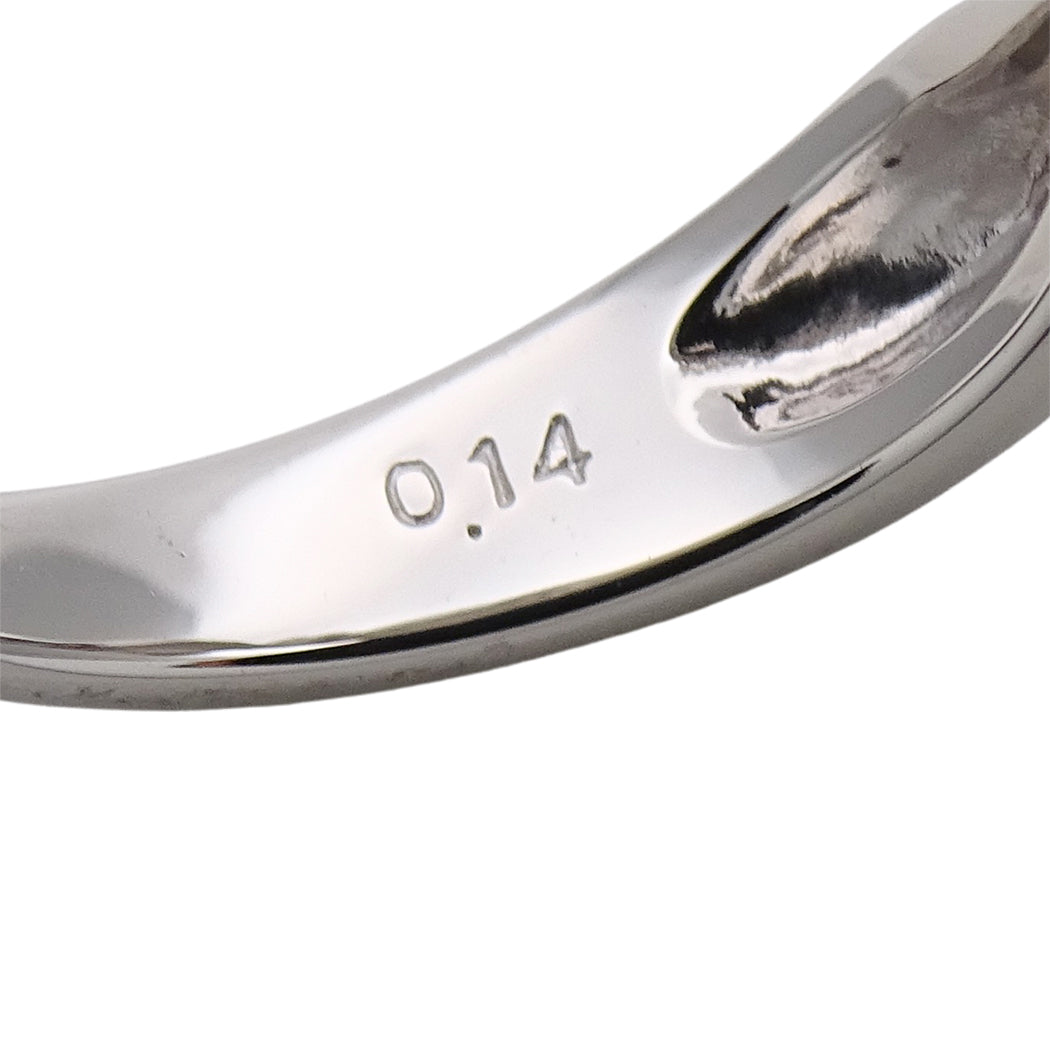 TASAKI タサキ リング 指輪 PT900 パール ダイヤモンド 約9号 レディース 磨き済み【中古】