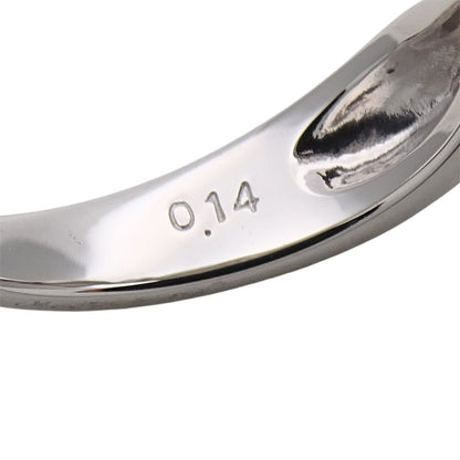 TASAKI タサキ リング 指輪 PT900 パール ダイヤモンド 約9号 レディース 磨き済み【中古】