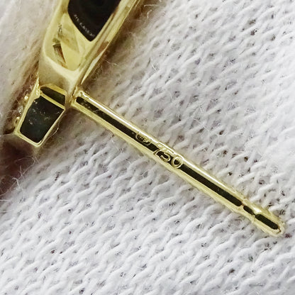 HARRY WINSTON ハリー・ウィンストン リリークラスター ミニ ピアス 750YG ダイヤモンド レディース 磨き済み【中古】