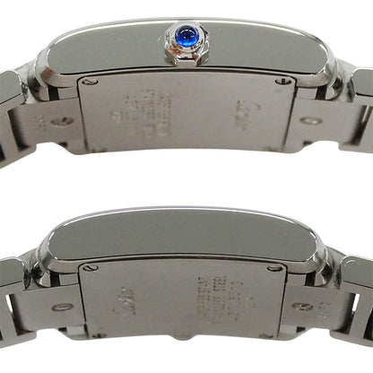 Cartier カルティエ タンクフランセーズ SM W51008Q3 レディース 腕時計 クオーツ QZ ステンレス 磨き済み【中古】