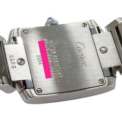 Cartier カルティエ タンクフランセーズ SM W51008Q3 レディース 腕時計 クオーツ QZ ステンレス 磨き済み【中古】
