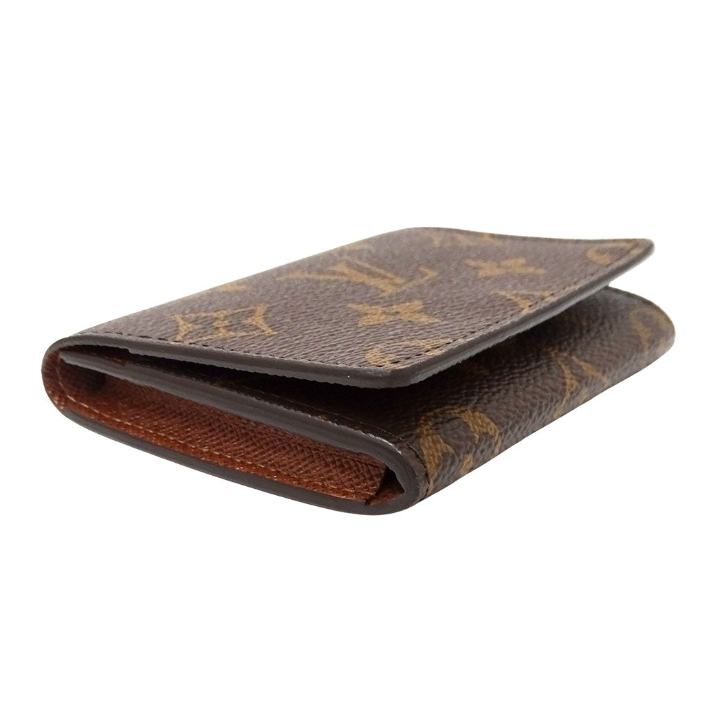 LOUIS VUITTON ルイ・ヴィトン アンヴェロップ･カルト ドゥ ヴィジット カードケース モノグラム ブラウン M63801 モノグラムキャンバス レディース メンズ 【中古】