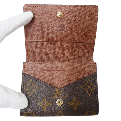 LOUIS VUITTON ルイ・ヴィトン アンヴェロップ･カルト ドゥ ヴィジット カードケース モノグラム ブラウン M63801 モノグラムキャンバス レディース メンズ 【中古】