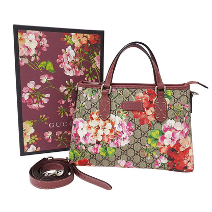 GUCCI グッチ 2wayバッグ GGスプリーム レッド ベージュ 429019 GGスプリームキャンバス レディース 【中古】
