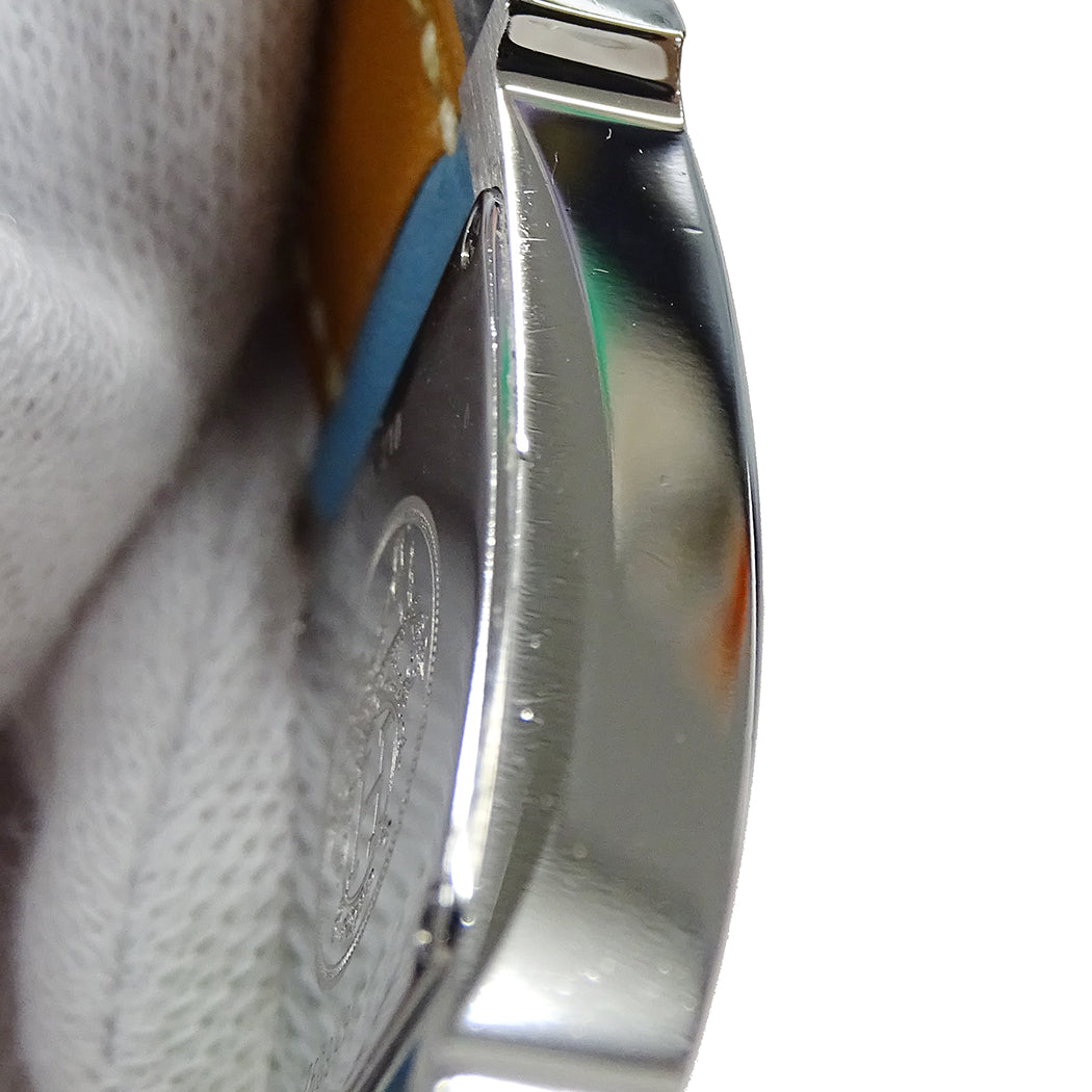 HERMES エルメス Hウォッチ HH1.210 レディース 腕時計 クオーツ QZ ステンレス レザー 磨き済み【中古】