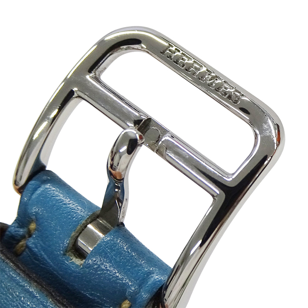 HERMES エルメス Hウォッチ HH1.210 レディース 腕時計 クオーツ QZ ステンレス レザー 磨き済み【中古】