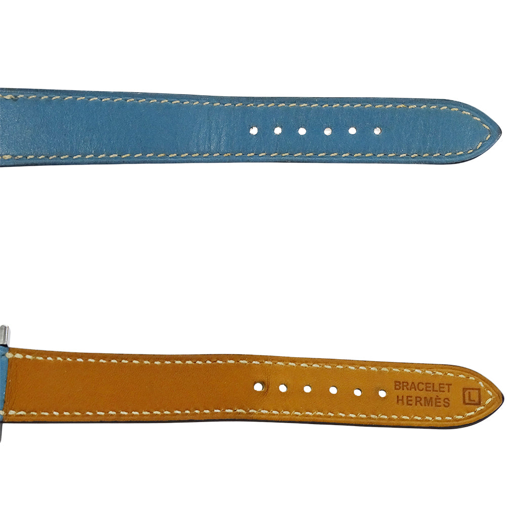 HERMES エルメス Hウォッチ HH1.210 レディース 腕時計 クオーツ QZ ステンレス レザー 磨き済み【中古】